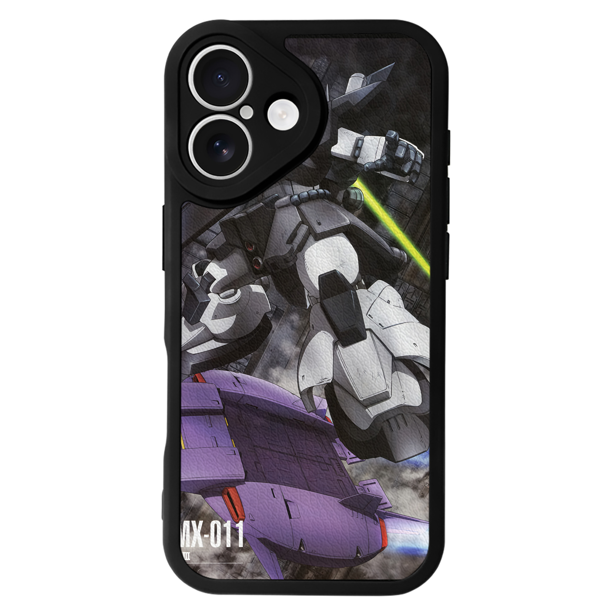 （画像用） 機動戦士ガンダム Mobile Suit Gundam 【iPhone 16シリーズ対応】シリコンスマホケース（レザー調） 材質：シリコン